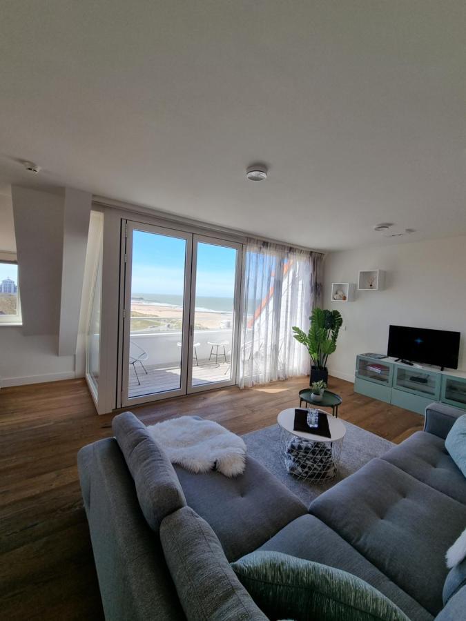 Penthouse Windkracht 10 Aan Het Strand Van Cadzand Cameră foto