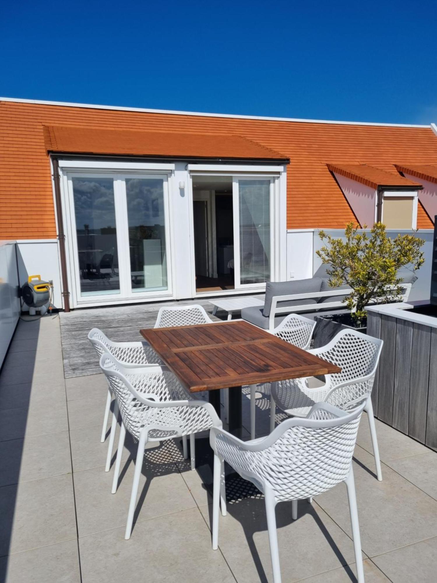 Penthouse Windkracht 10 Aan Het Strand Van Cadzand Cameră foto